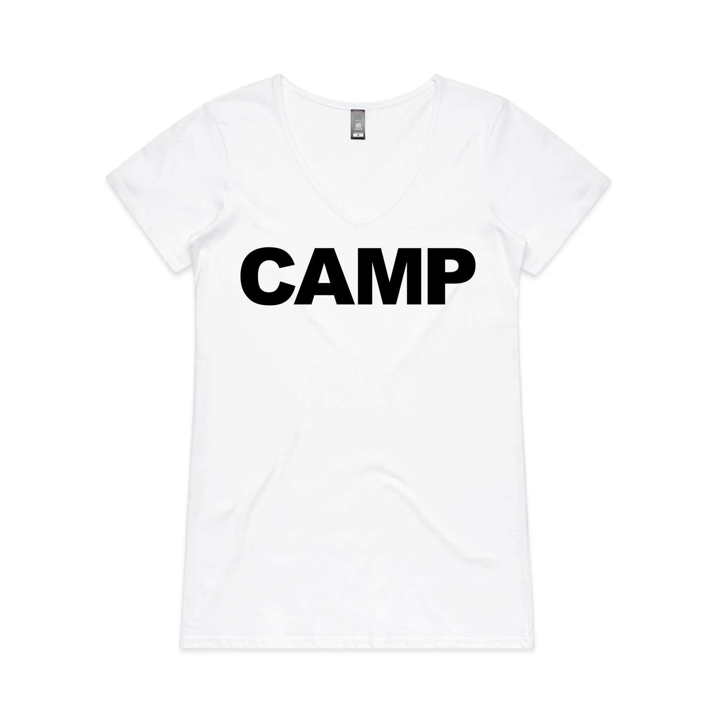 CAMP BOLD - Women's V-Neck T-Shirt